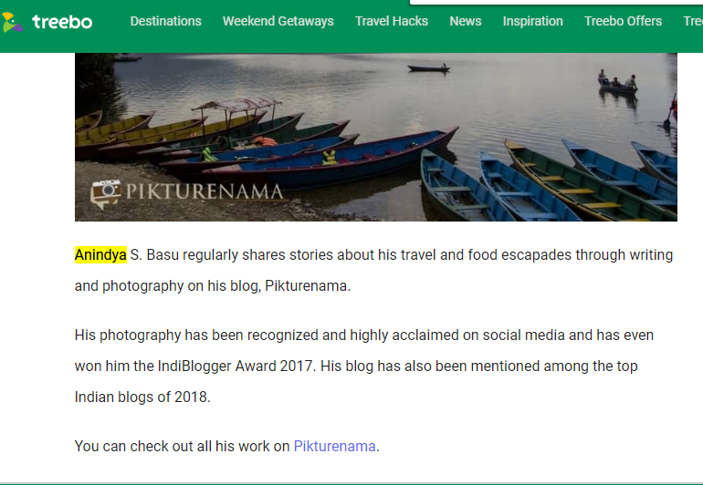 Top Indian Photo Travel Blogger