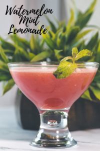 Refreshing watermelon Juice - Watermelon Mint lemonade pinterest