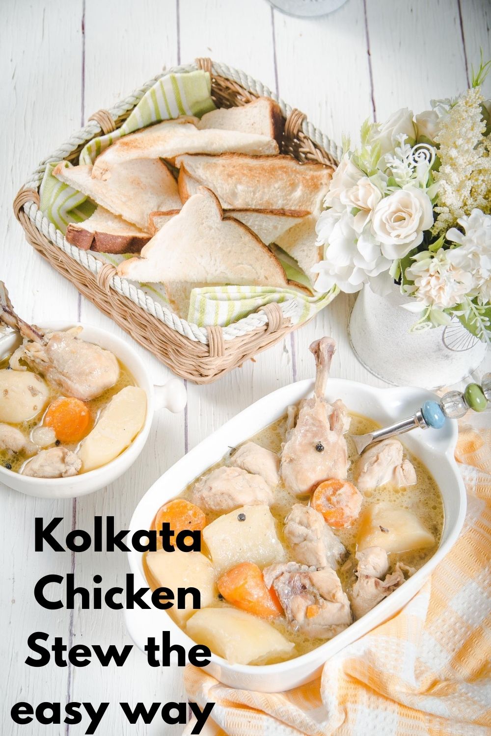 Kolkata chicken Stew for Pinterest
