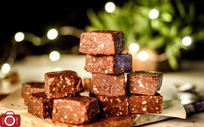 Chocolate Badam Burfi | Chocolate Almond Fudge for Diwali