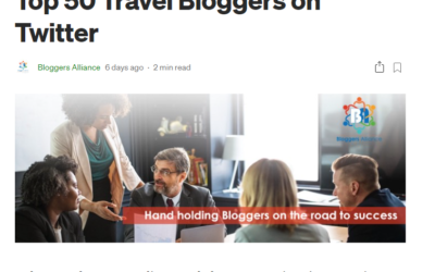Top 50 travel Blogger on twitter
