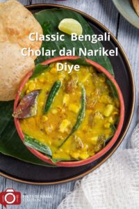 Bengali Cholar Dal recipe - for pinterest