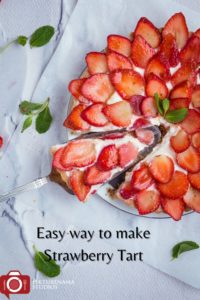 Easy way to make strawberry Tart - Pinterest