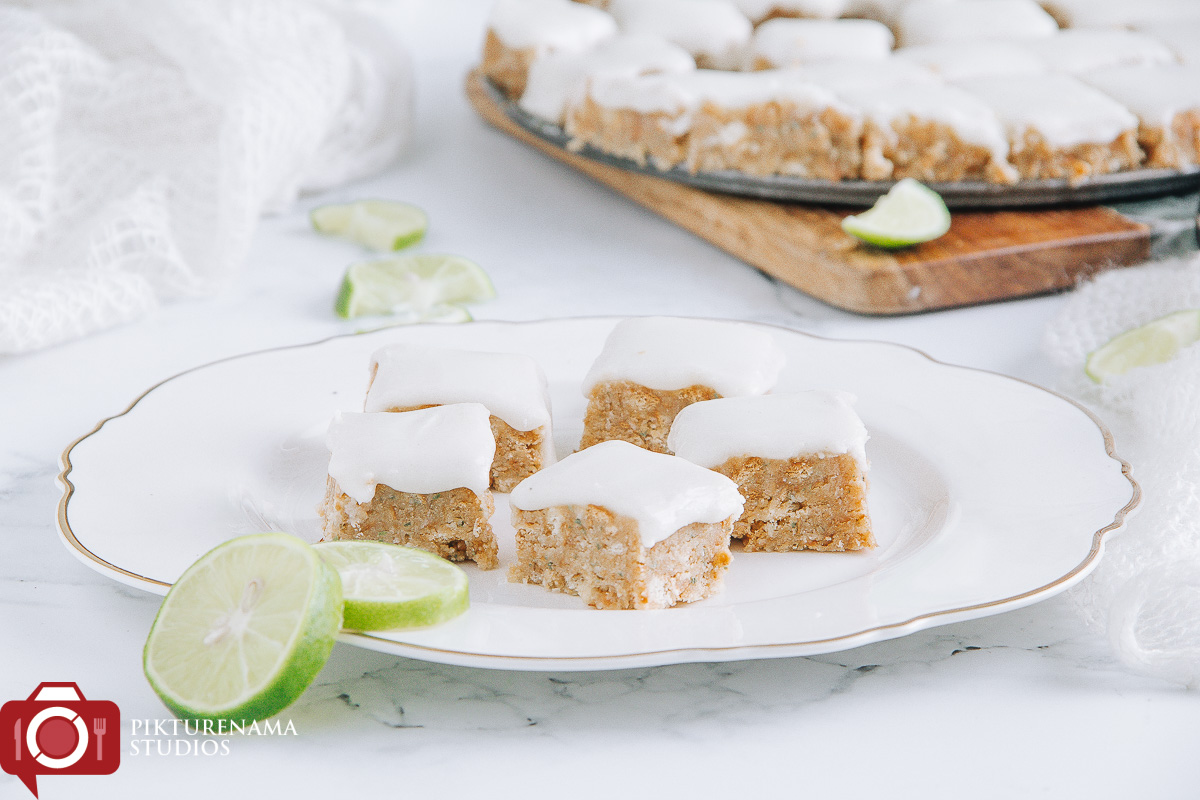 Lemon and Coconut Slice with Aniseed Myrtle - 4