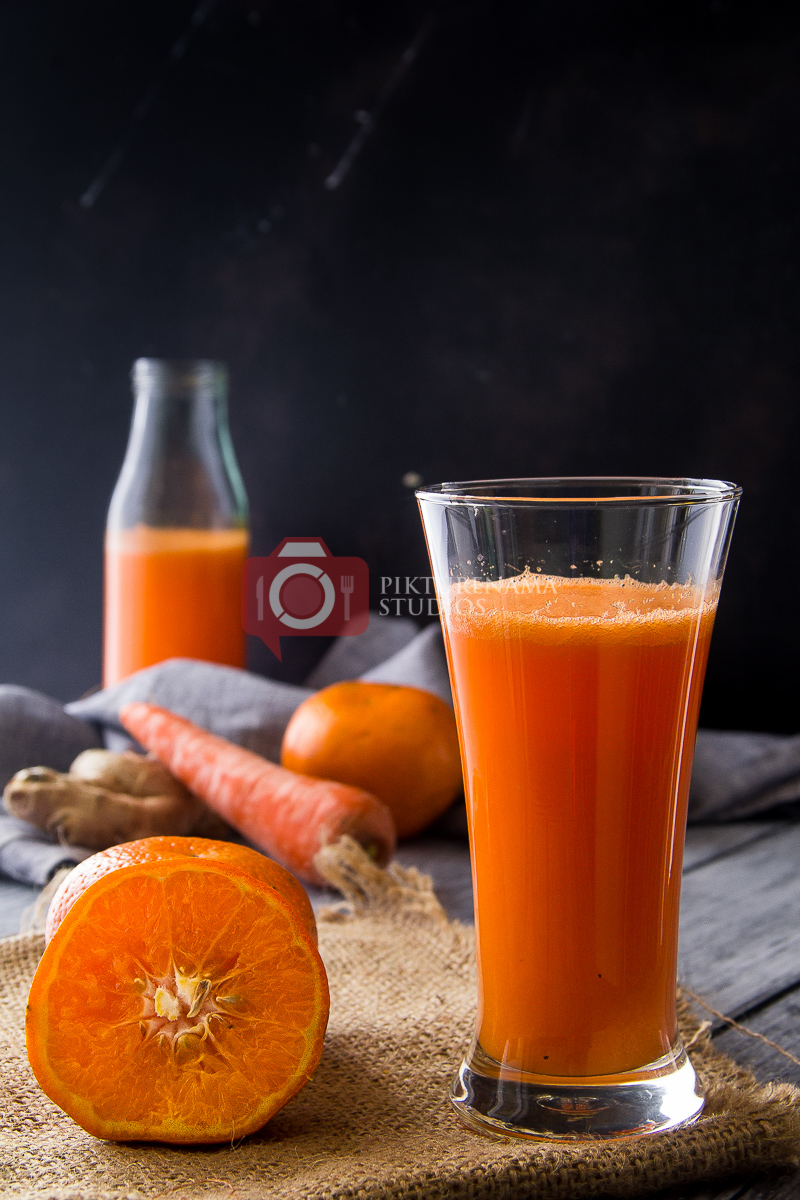 orange carrot ginger smoothie - 33