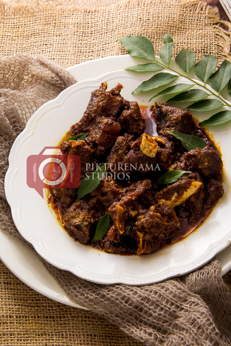 Kerala Mutton Roast - Mutton Ularthiyathu Recipe - 2