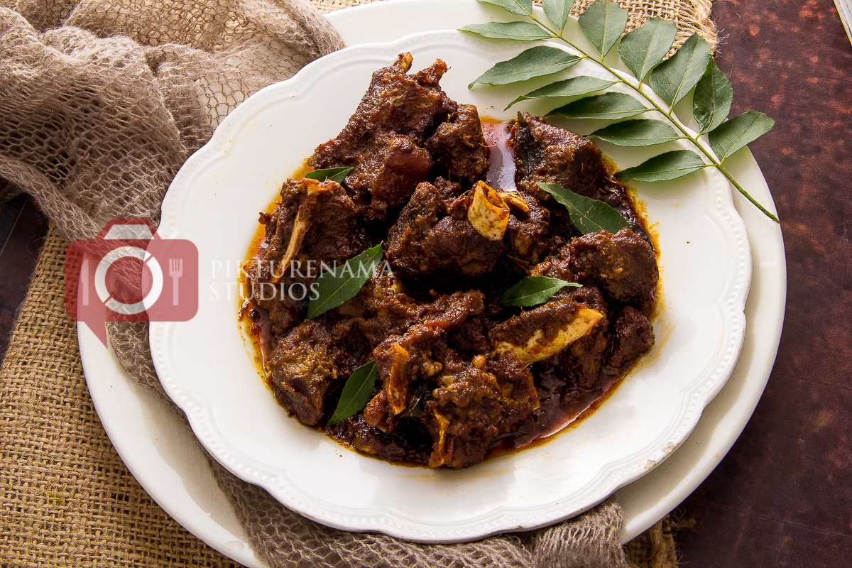 Kerala Mutton Roast - Mutton Ularthiyathu Recipe - 3