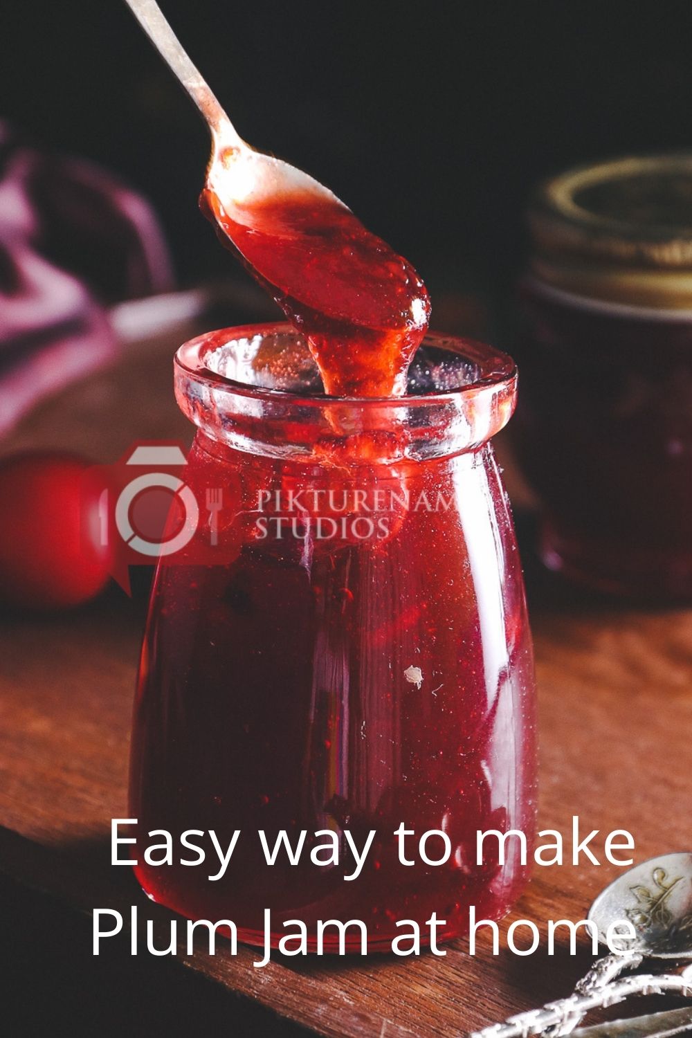 Easyway to make Plum Jam at home for Pinterest - 2 