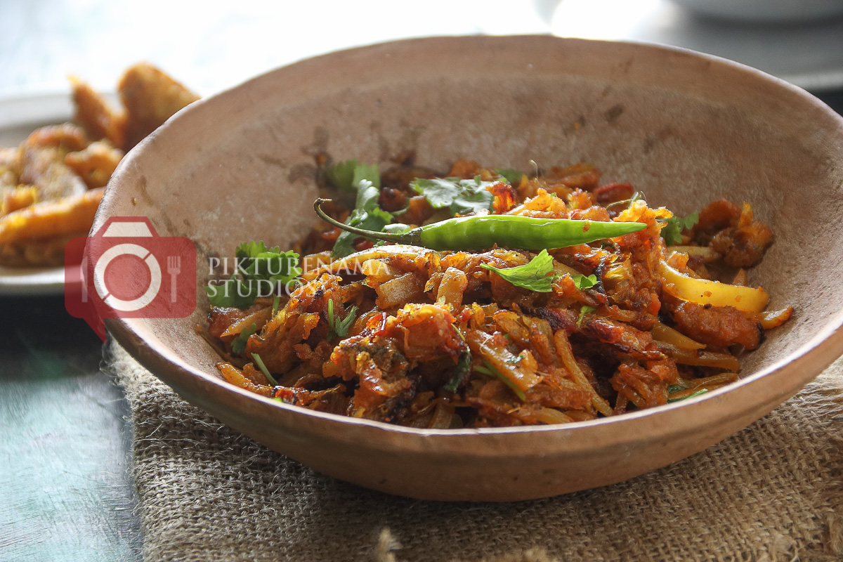 Bombay Duck Stir Fry / bengali loitte macher Jhuri - 6