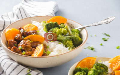 Orange Chicken Rice Bowl- The Quick-fix for Weeknight Dinner