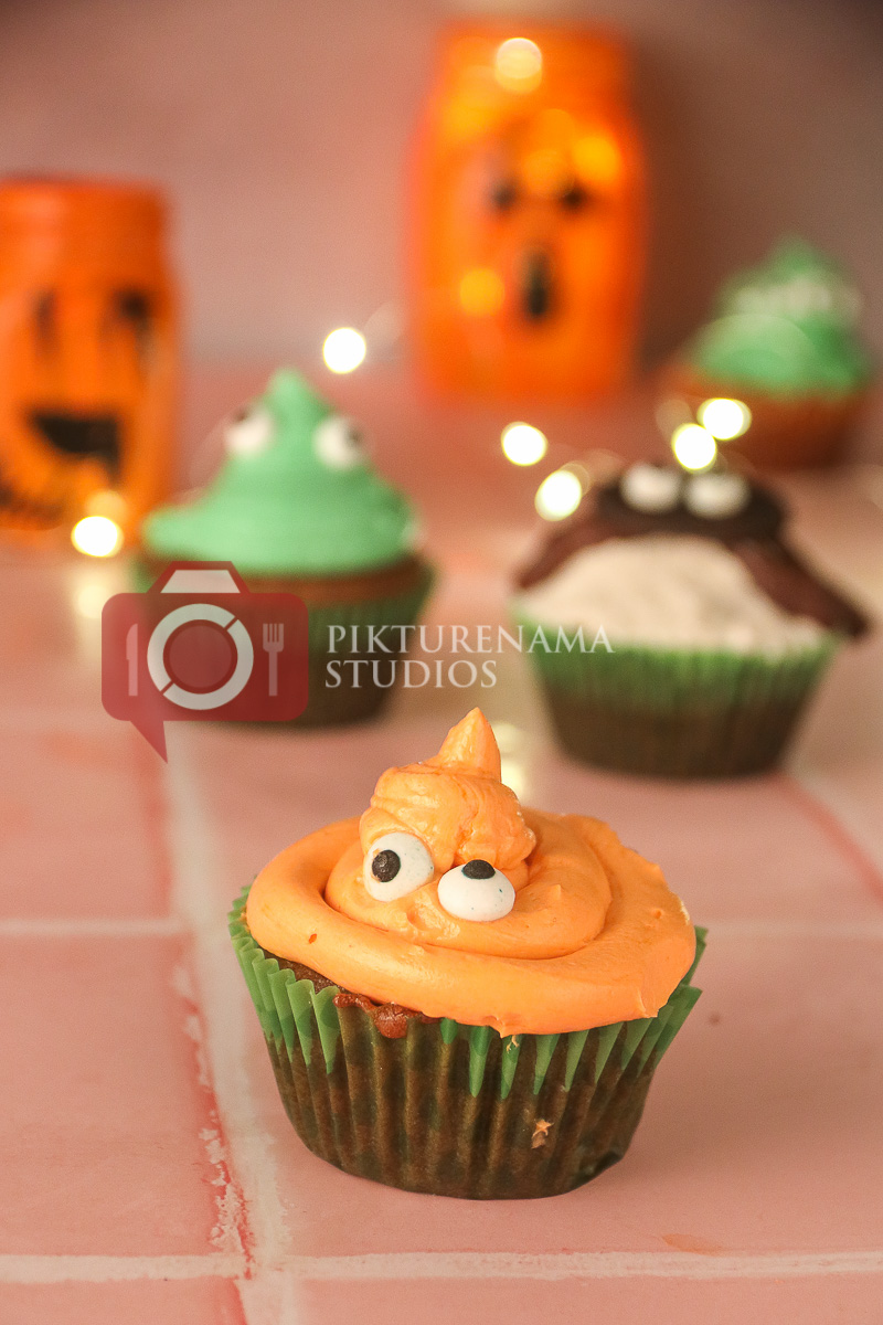 Hallween Pumpkin Cupcakes - 8