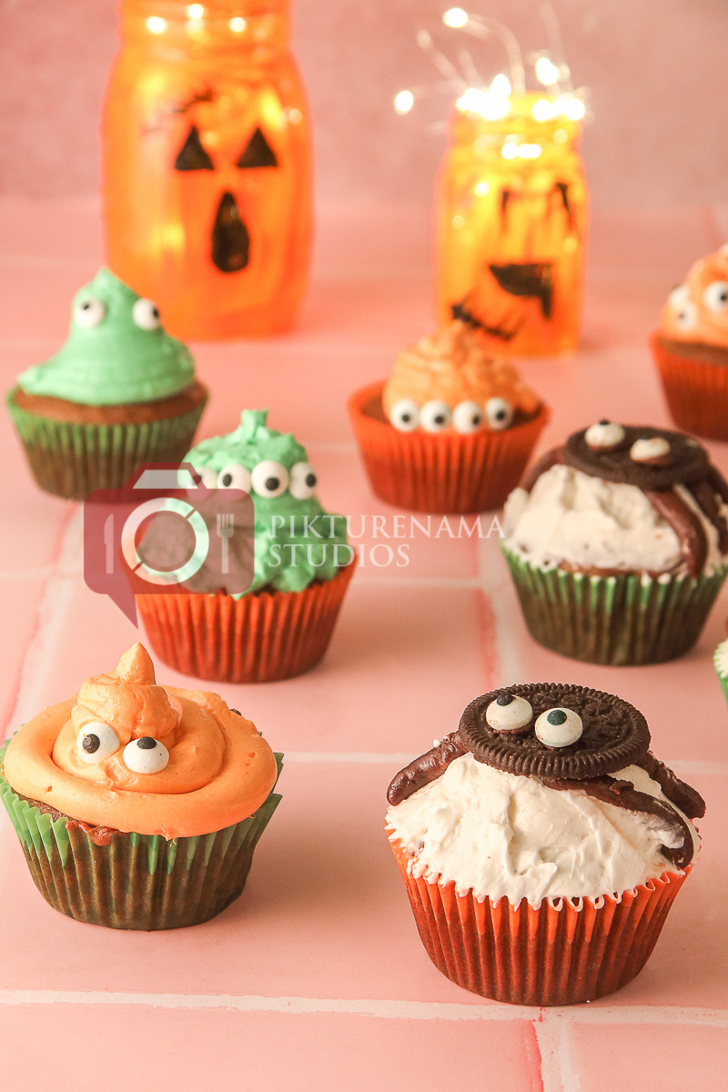 Hallween Pumpkin Cupcakes - 1