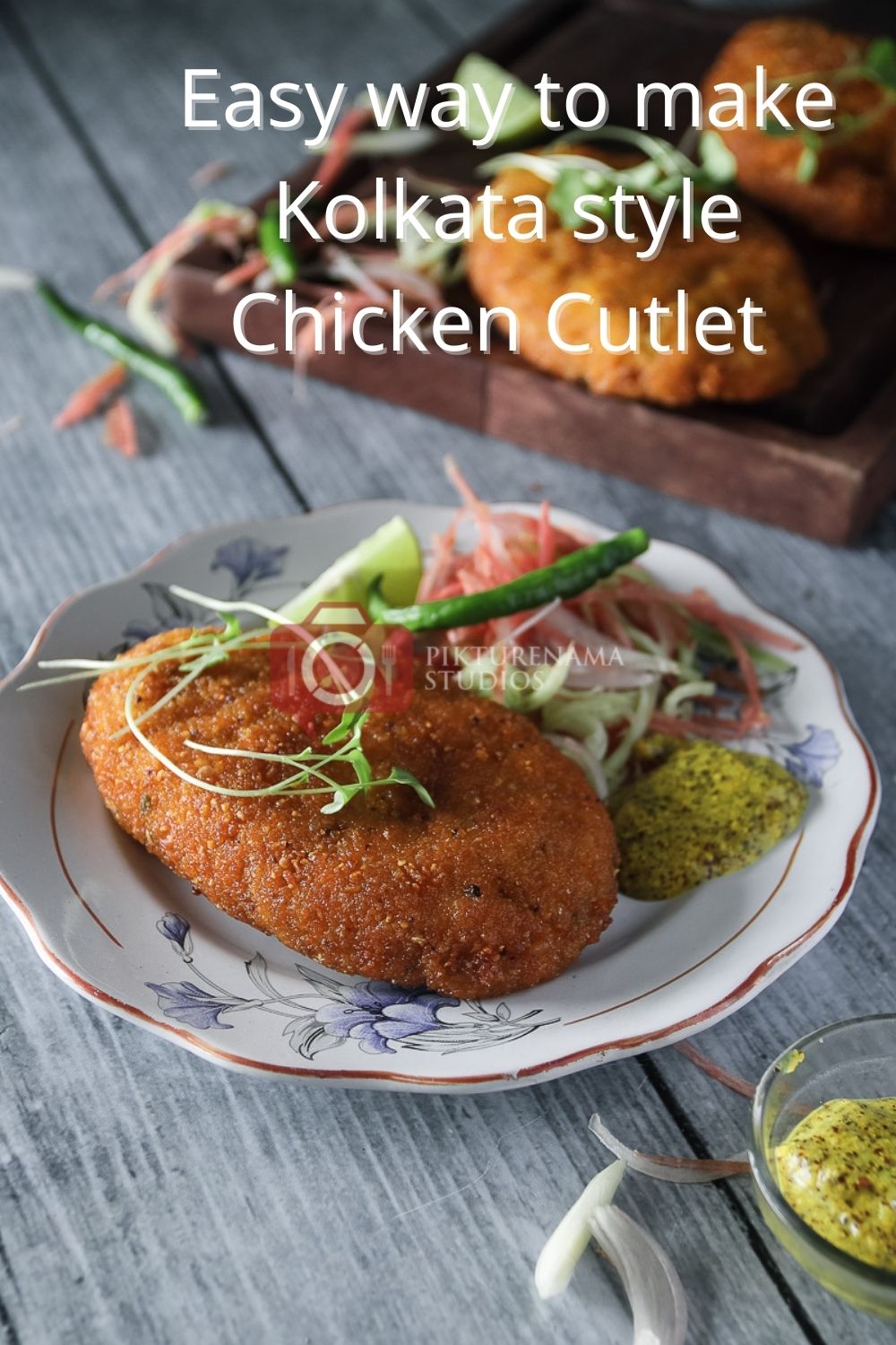 Easy way to make chicken cutlet for pinterest - 1