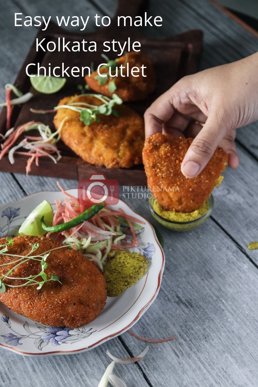 Easy way to make chicken cutlet for pinterest -3