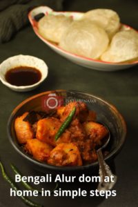 Easy way to make bengali Aloo Dum at home for Pinterest - 2