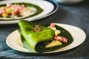 Spinach crepes at home - 7