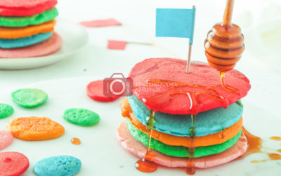 Rainbow Pancakes – Colourful Pancakes for the Little Ones