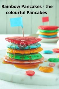 Rainbow Pancakes for Pinterest - 1