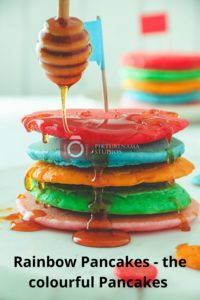 Rainbow Pancakes for Pinterest - 3