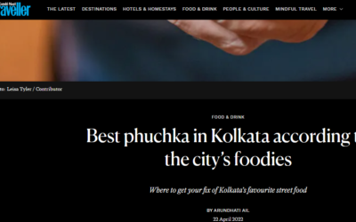 Kolakata’s best Phuchka as Anindya Sundar Basu speaks with CondeNast Traveller