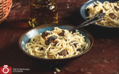 True Italian Taste Project and Spaghetti with truffle cheese