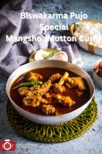 Biswakarma Pujo Special Mangsho /Mutton Curry - pin