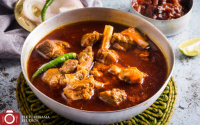 Biswakarma Pujo special Mangsho on the day of Arandhan or no cooking