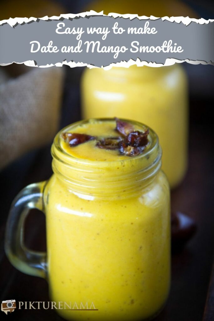 Easy way to make Date and Mango Smoothie-2