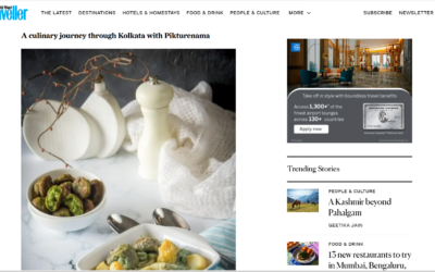 Conde Nast Traveller featues how Pikturenama introduces Kolkata’s culinary delights in Bengaluru during Pujo