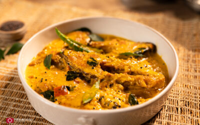 Rupchanda Macher Jhol with Coconut Milk and Curry Leaves